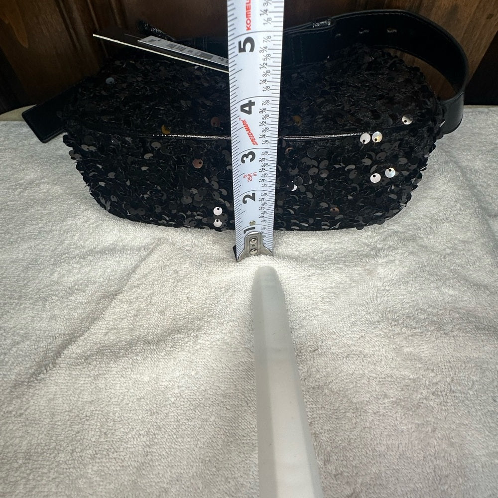 NEW Nicole Miller Black Glamorous Shoulder Bag