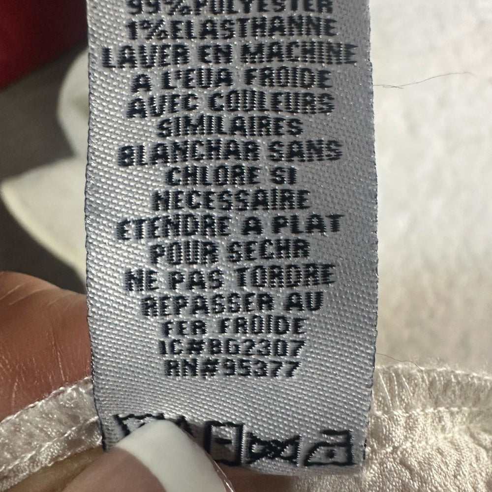 NWOT SIZE XL Sanctuary Cream Peplum Blouse with Ruched Details