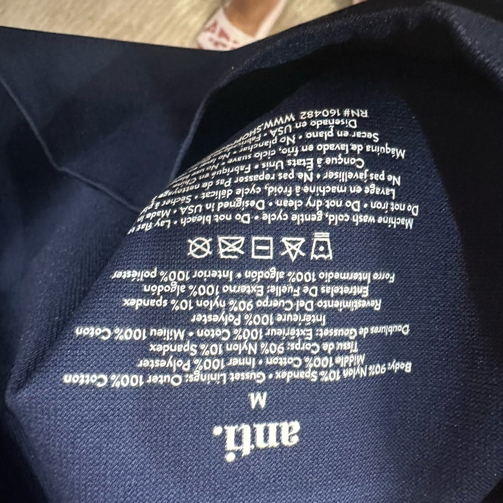 NWT SIZE M Anti Social Social Club Blue Stretchy Leggings