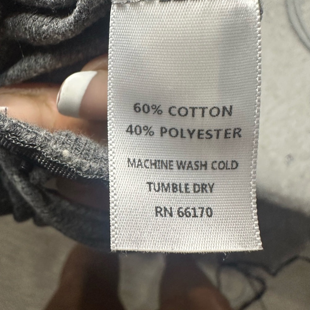 NWOT SIZE S/P Free People Gray Long Sleeve Buttoned Bodysuit