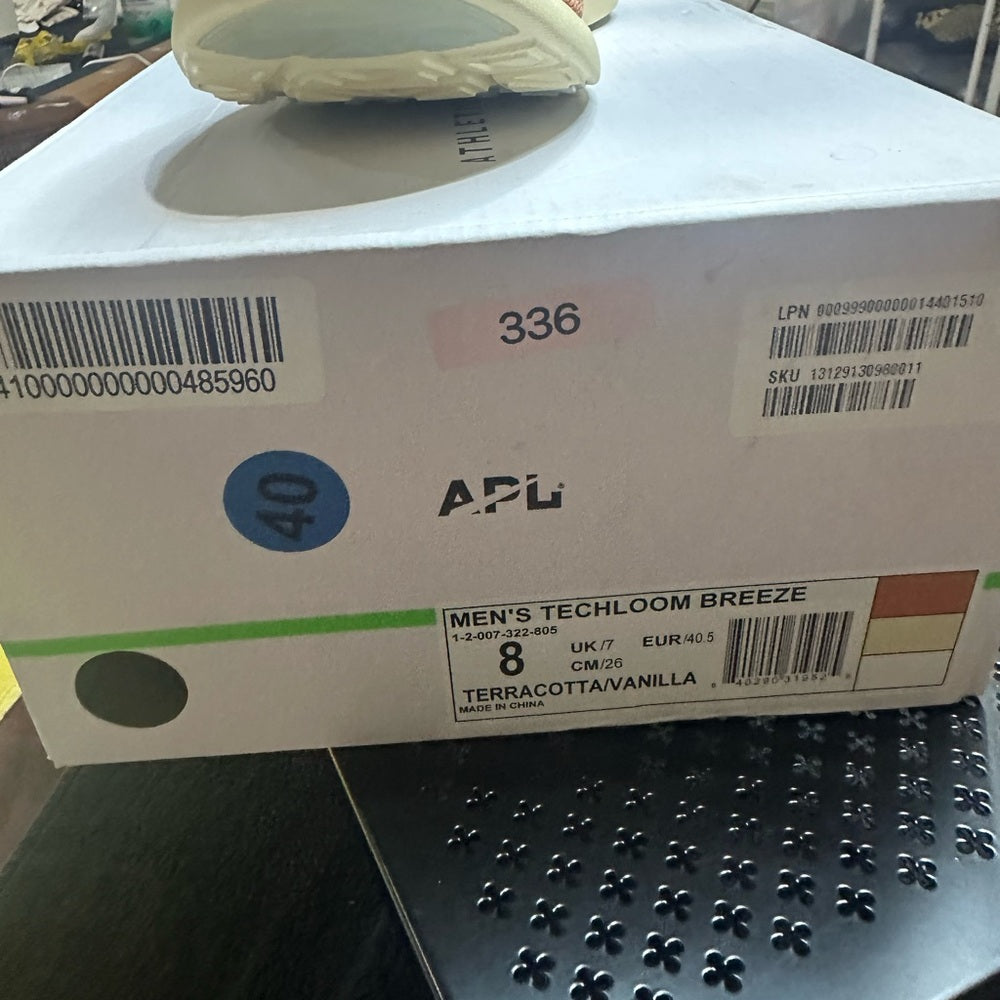 336. NEW M/8 W/9.5 APL Orange Sneakers Modern Minimalist Design