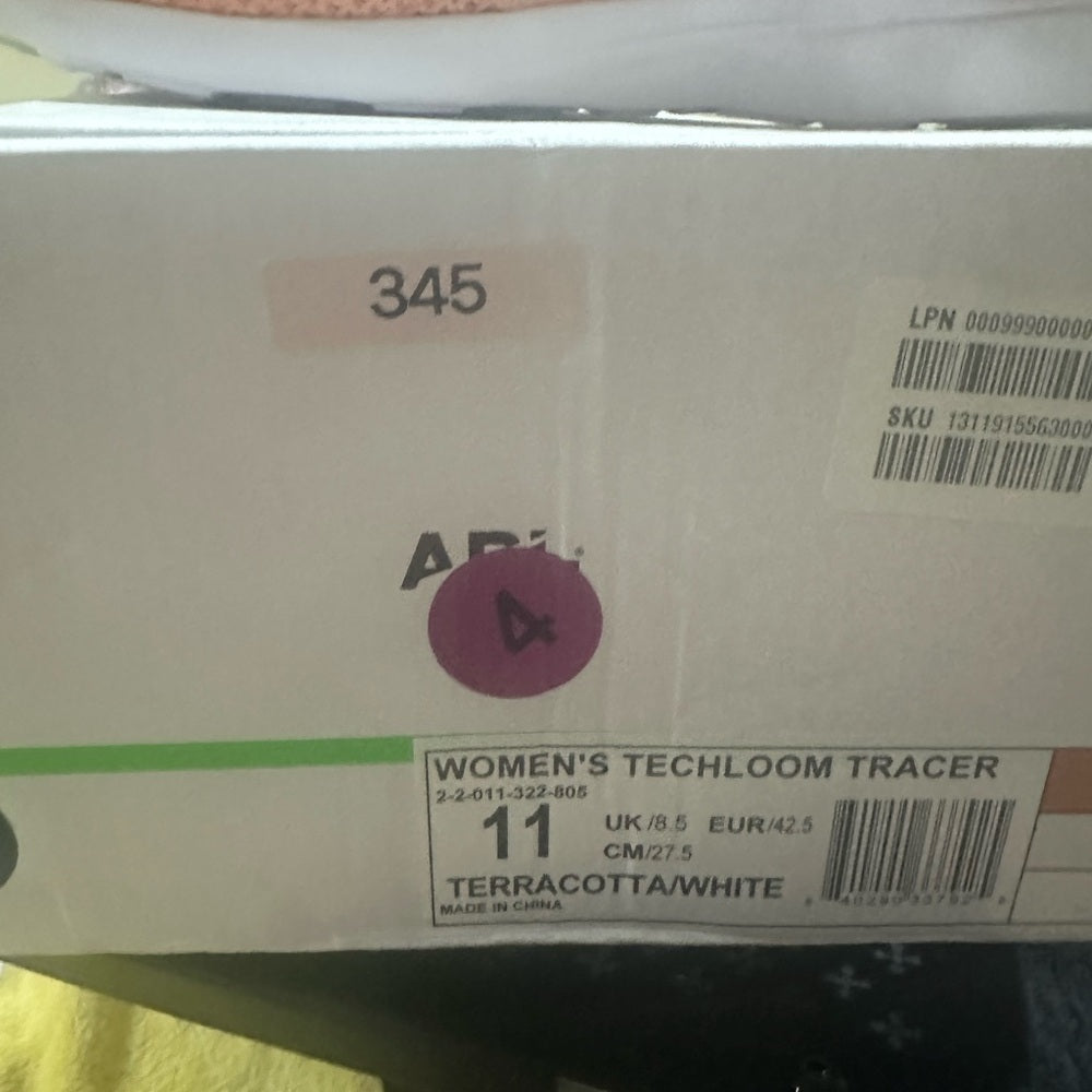 345. NEW SIZE 11 APL Orange Women's Sneakers