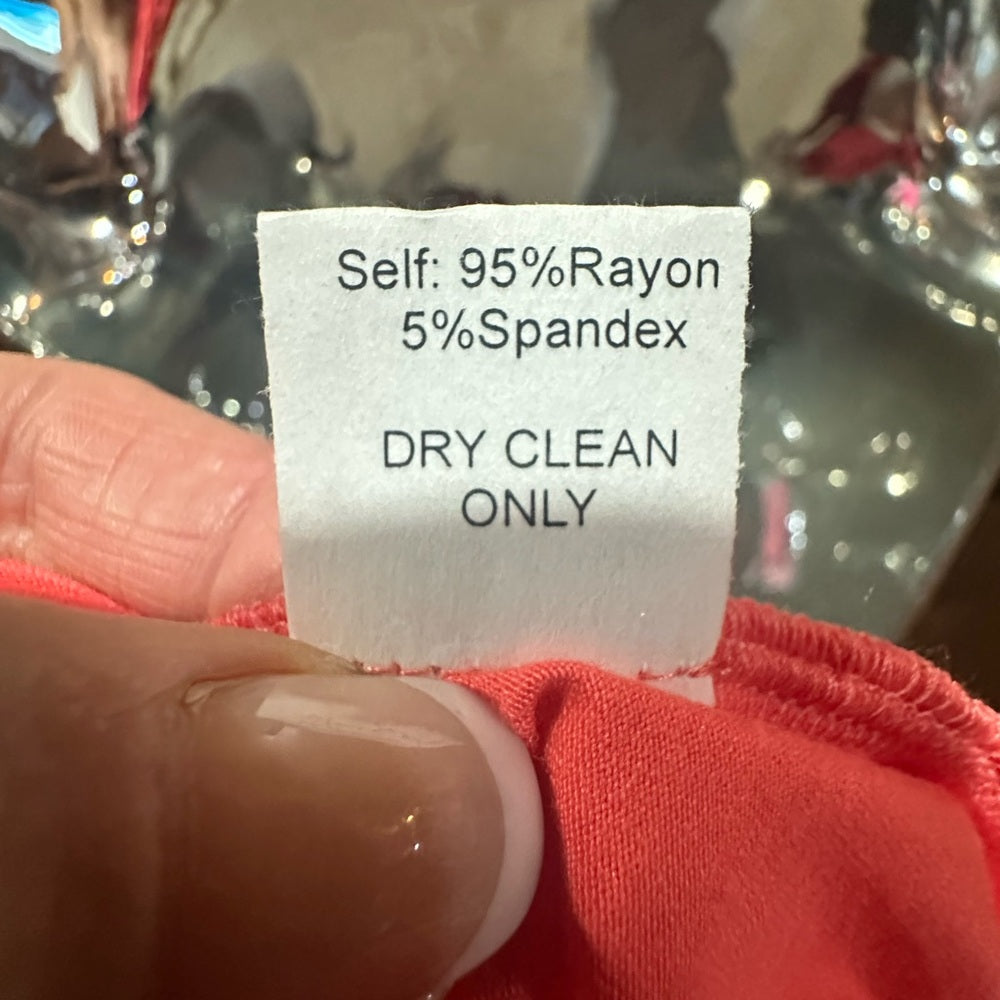 NWT SIZE S Bailey 44 Coral and White Muscle Tees