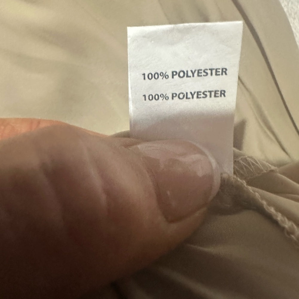 NWT SIZE L Ramy Brook Beige Sleeveless Mini Dress