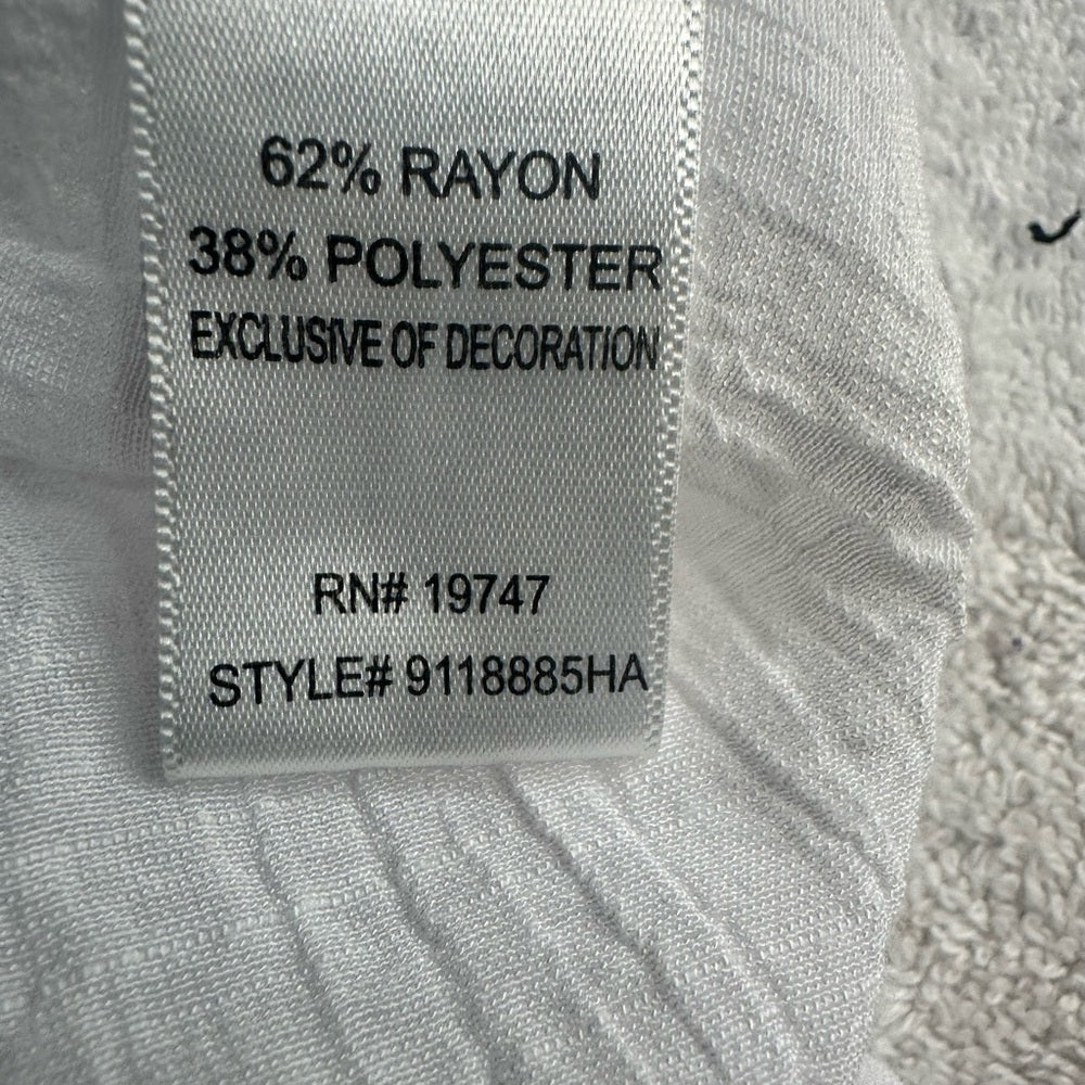 SIZE XL Counterparts White Blouse with Lace Trim