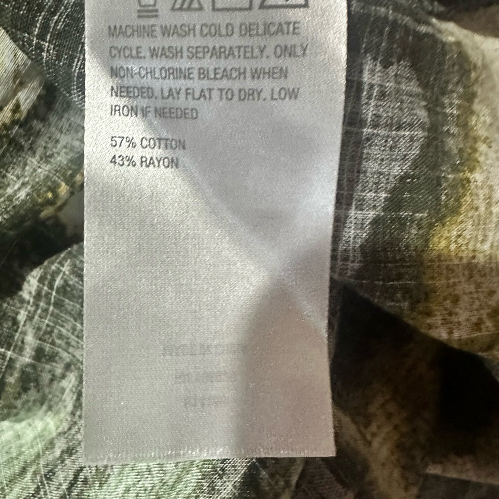 NWOT SIZE S G by Giuliana Elegant Green and Yellow Long Sleeve Dress