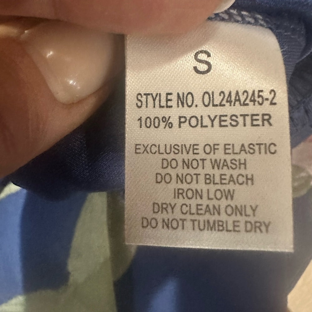 NWOT SIZE S Floral Sleeveless Jumpsuit in Blue and Pink