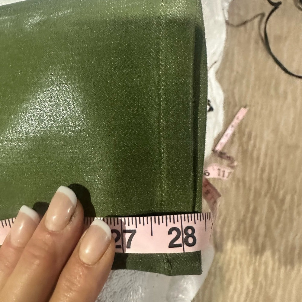 NWT SIZE 25 Ramy Brook White and Green Ankle Pants