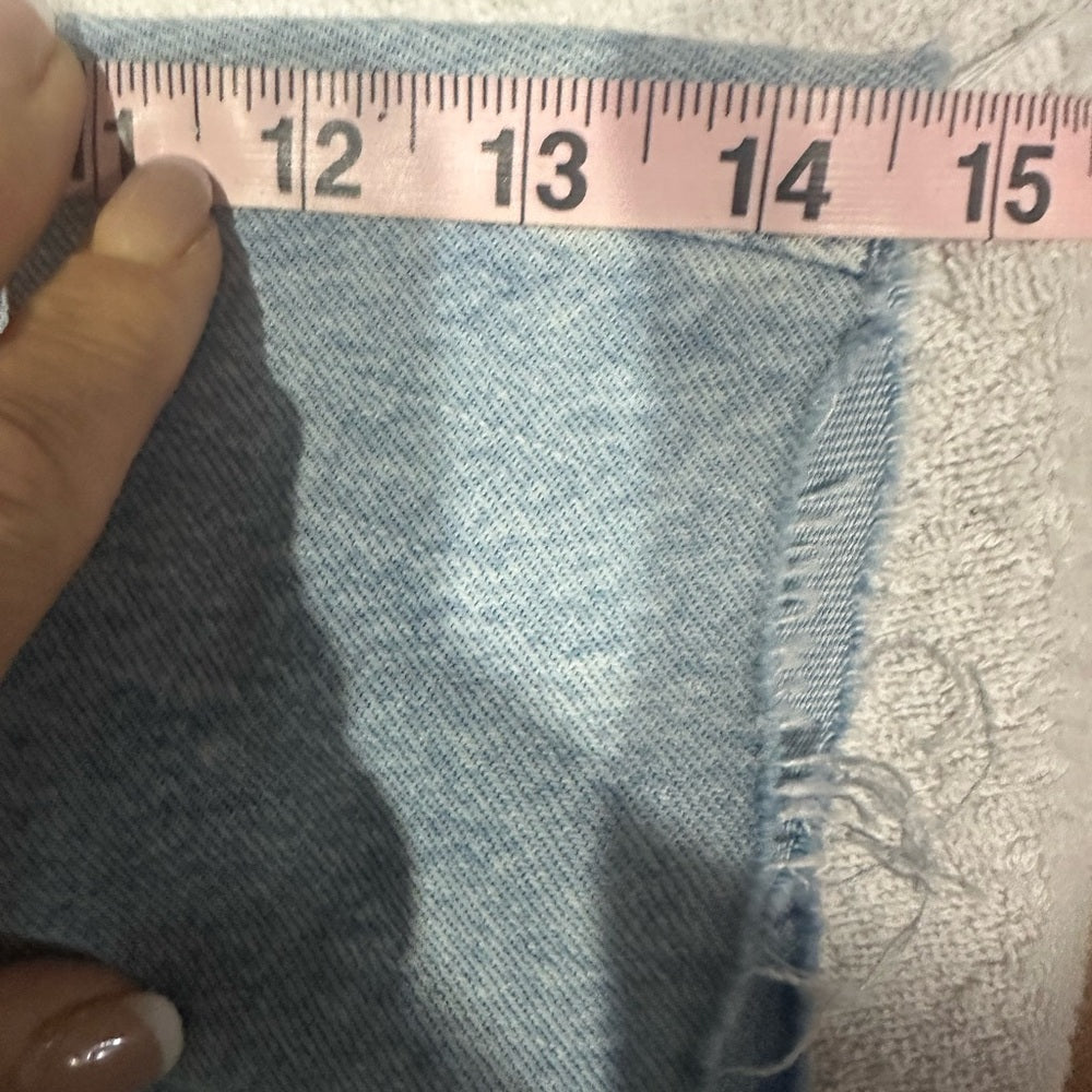 NWT SIZE 28 Blank NYC Denim Blue Mini Skirt