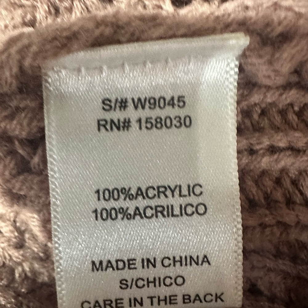 NWOT SIZE S Love Tree Women's Mauve V-Neck Sweater