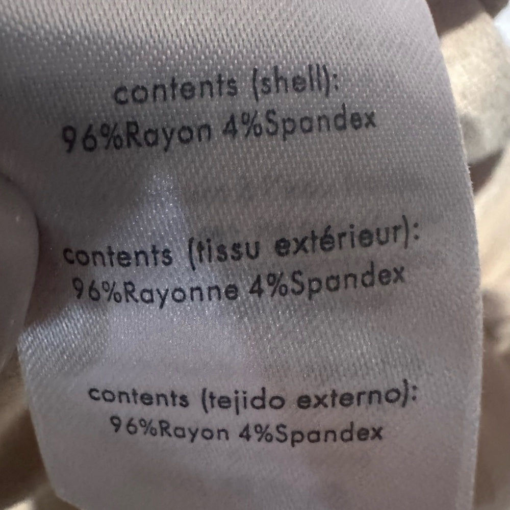 NWT SIZE S Rachel Parcell Beige Sleeveless Midi Dress