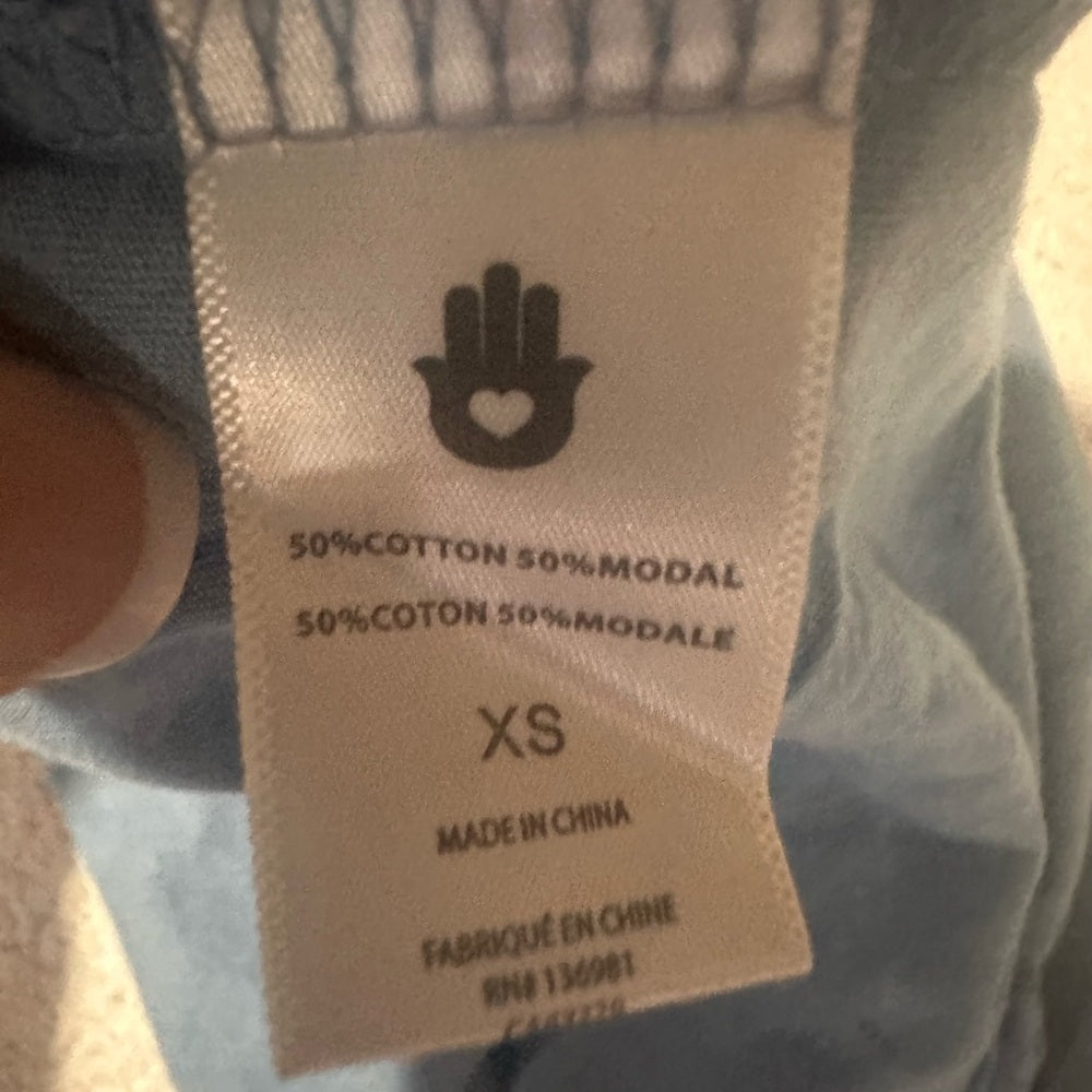 NWOT SIZE XS Spiritual Gangster Sky Blue Muscle Tee