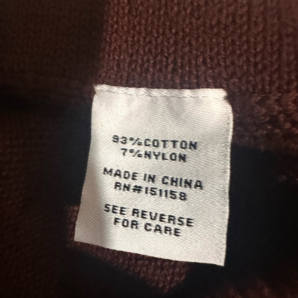 NWT SIZE L 525 America High Waist Knit Shorts in Rich Maroon