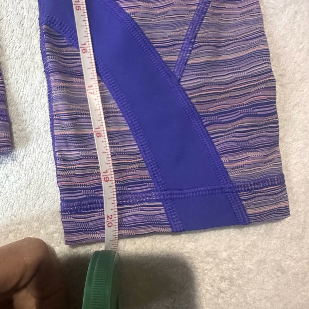 SIZE 6 Lululemon athletica Kids Lavender and Violet Leggings