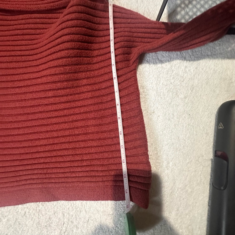NWOT SIZE XS Chic Ribbed Cowl Neck Sweater - Mauve