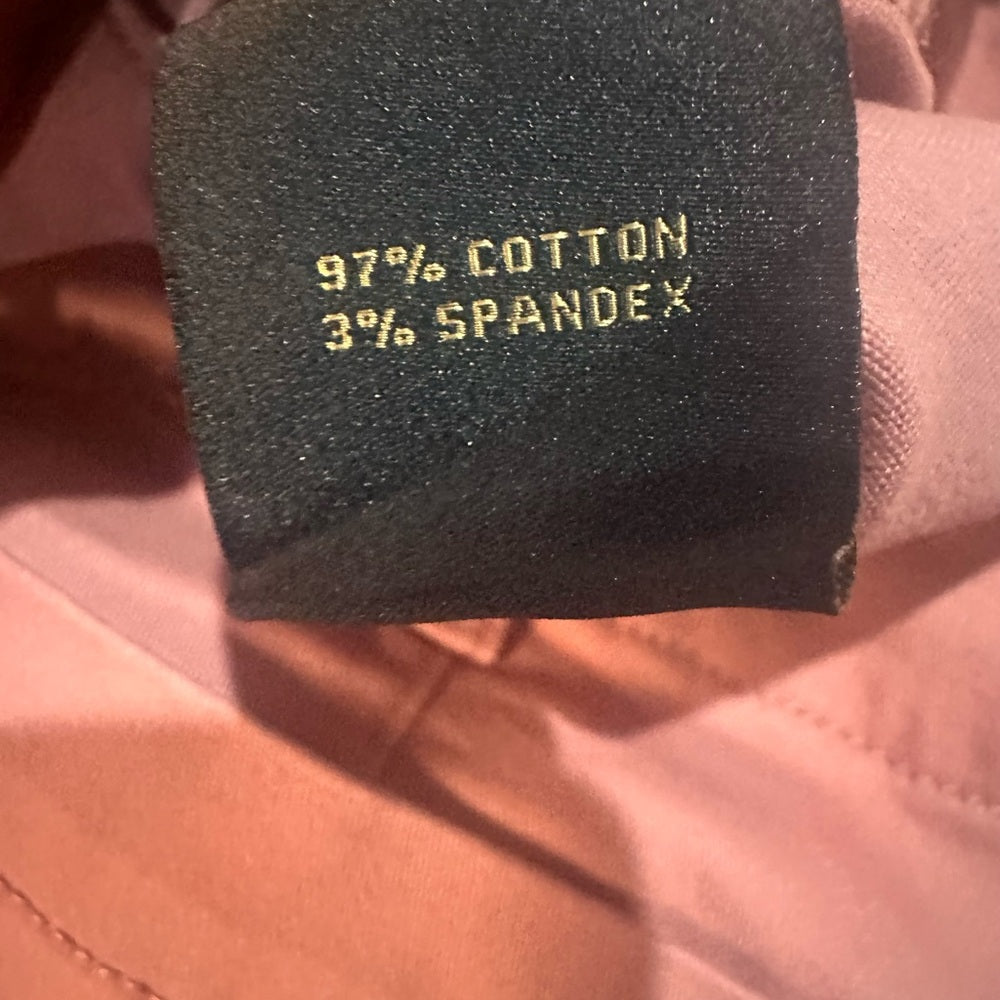 NWT SIZE 12 Kathy Ireland Pink Ankle Pants