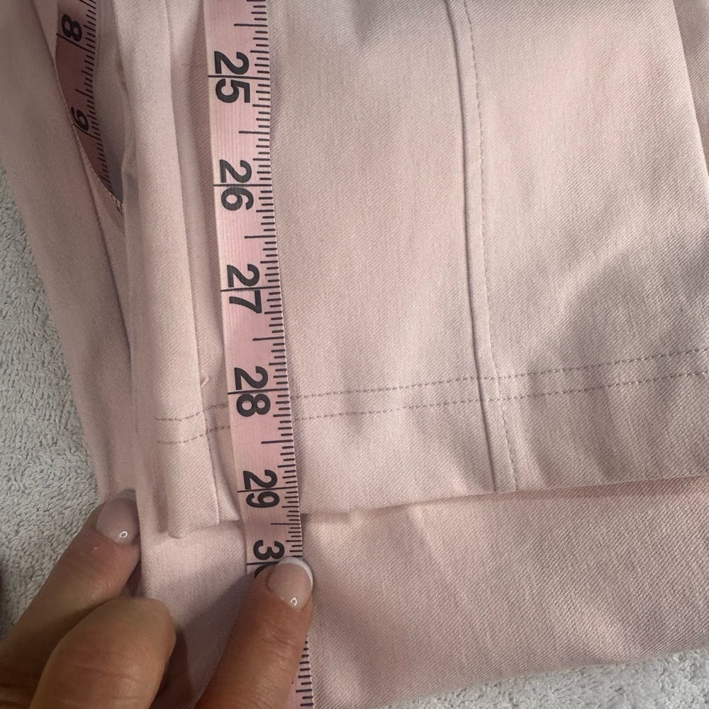 NWOT SIZE XL Calvin Klein Women's Crisp White Cropped Pants