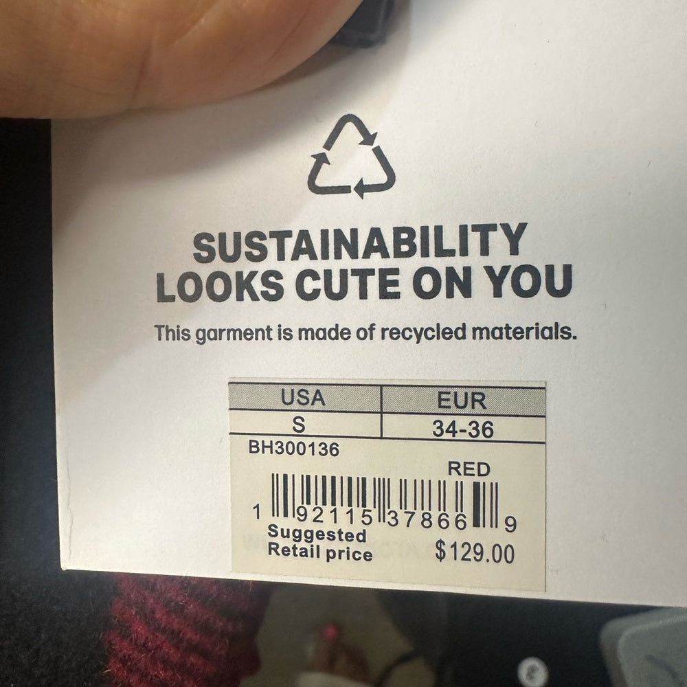 NWT SIZE S WILL FIT A M BB Dakota Checkered Red and Black Utility Jacket