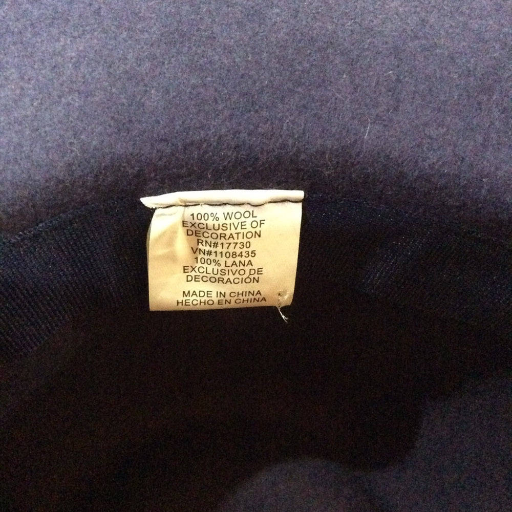 SIZE OS Elegant Navy Women's Western Hat