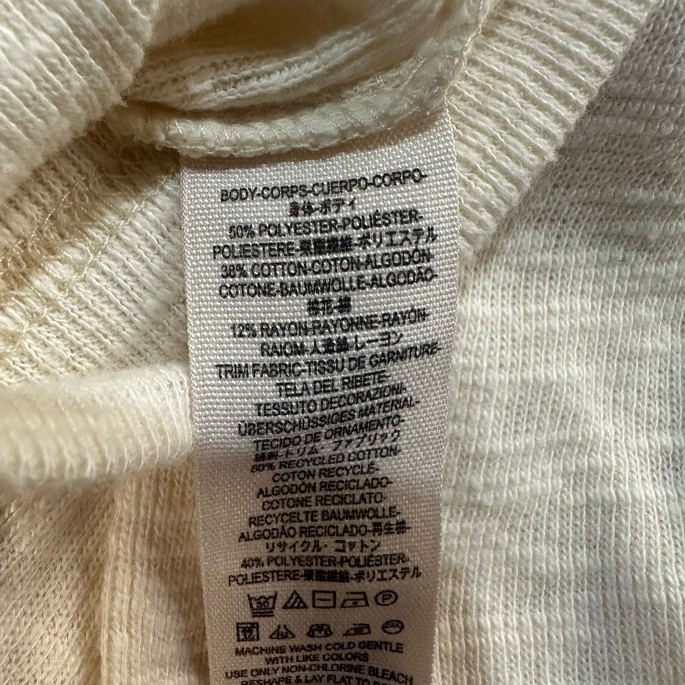 SIZE XS WILL FIT UP TO A L We The Free Cream Crew Neck Sweater