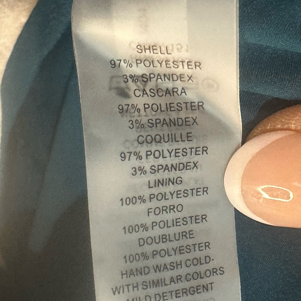 NWT SIZE 12 Vince Camuto Blue Bow-Tie Mini Dress