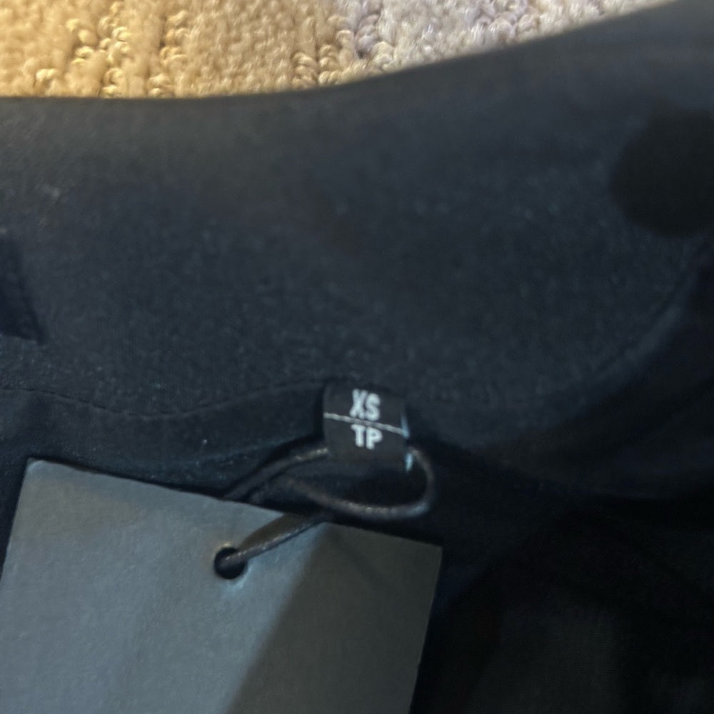 NWT SIZE XS The Kooples Chic Black Long Sleeve Dress