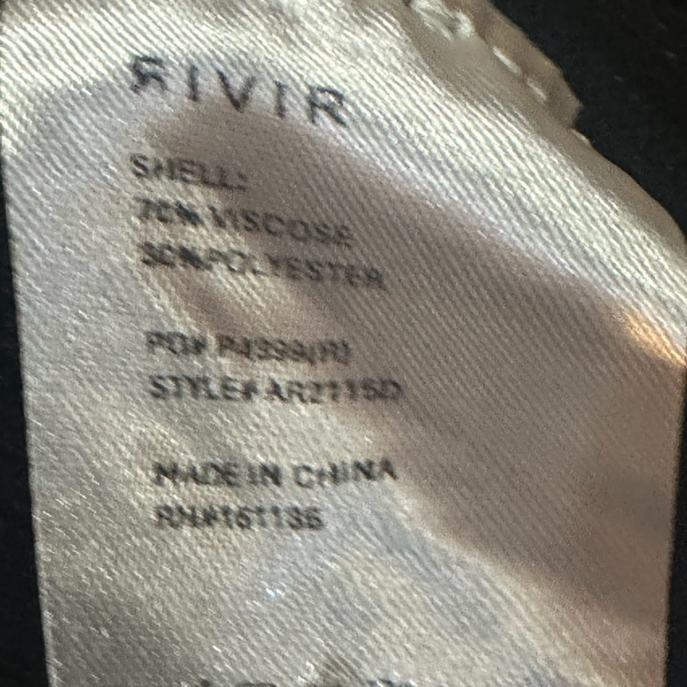 NWT SIZE L Chic Black Long Sleeve Button-Up Dress