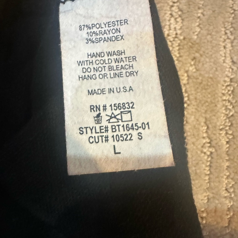 NWOT SIZE L BiBi Gray Leopard and Sequin Sweatshirt