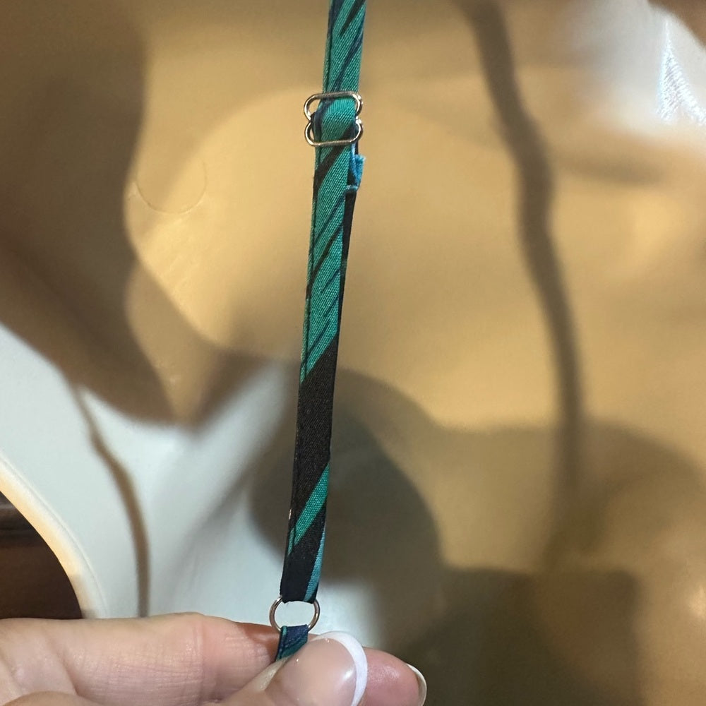 NWT SIZE S WILL FIT UP TO A L Easel Leaf Pattern Jumpsuit - Green and Blue