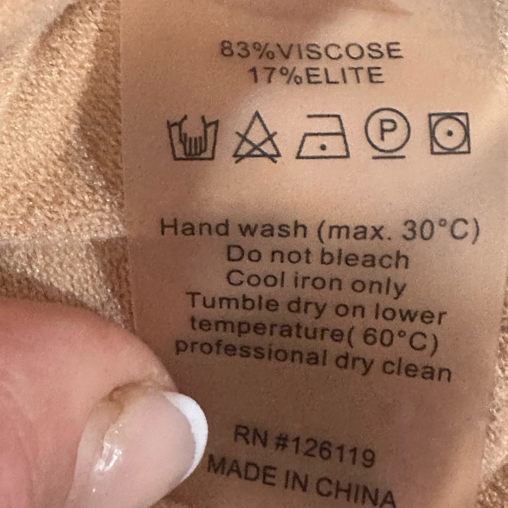 PRE-OWNED SIZE M Victor Glemaud Orange and Black Crop Top