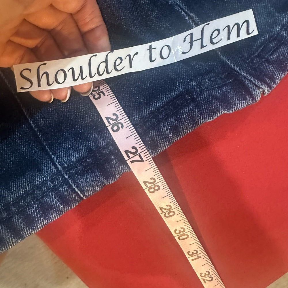 SIZE S NorthStyle Women's Blue Denim Vest