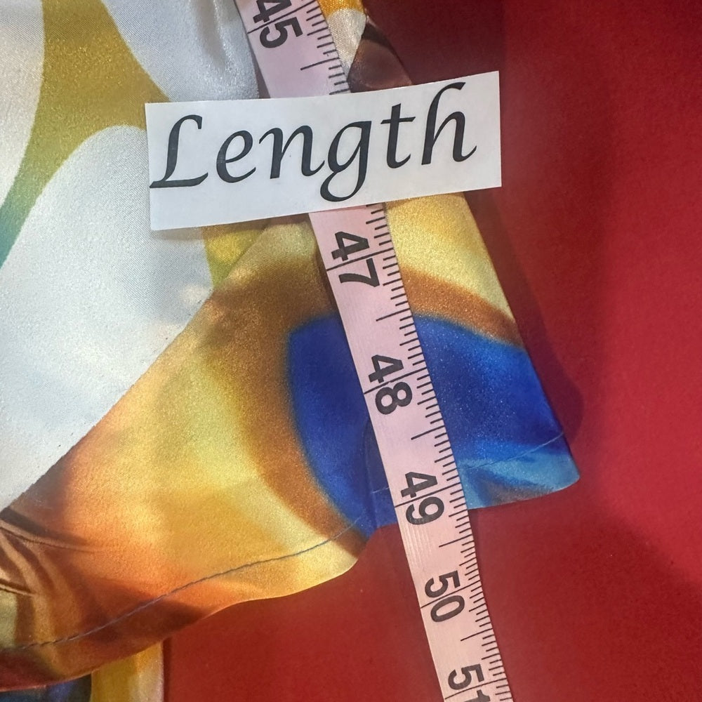 NWT FITS SIZE XS-3X Advance Apparels Vibrant Abstract Maxi Dress