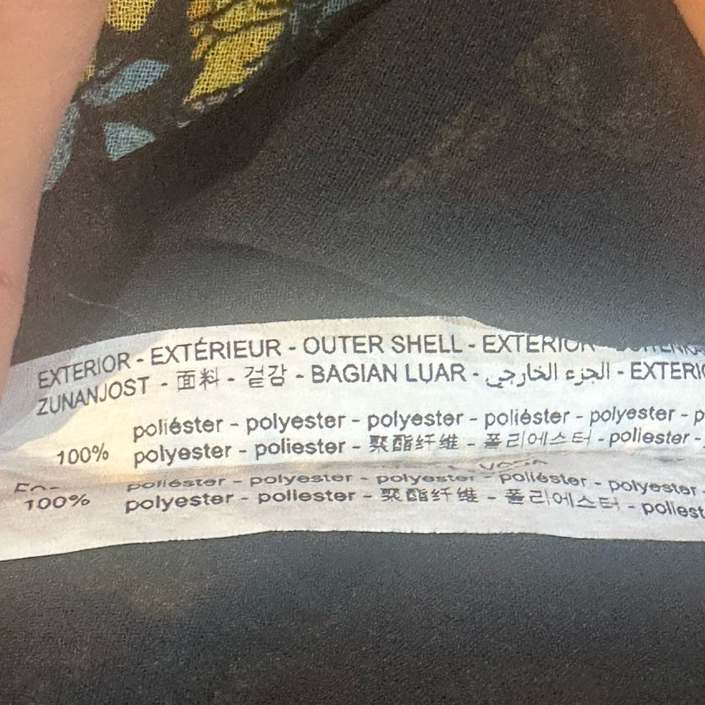 SIZE M Zara Long Sleeve Dress with Floral Print