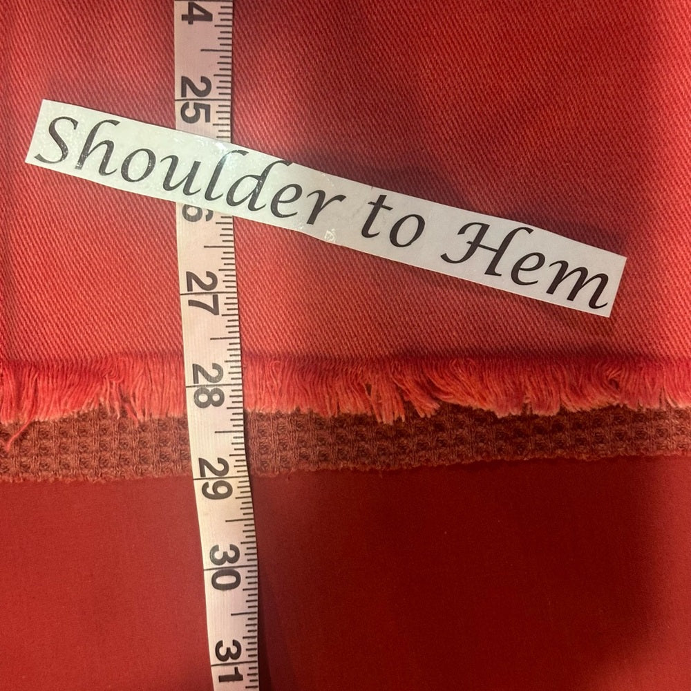 NWOT SIZE S WILL FIT UP TO AN XL POL Women's Vibrant Plaid Jean Jacket