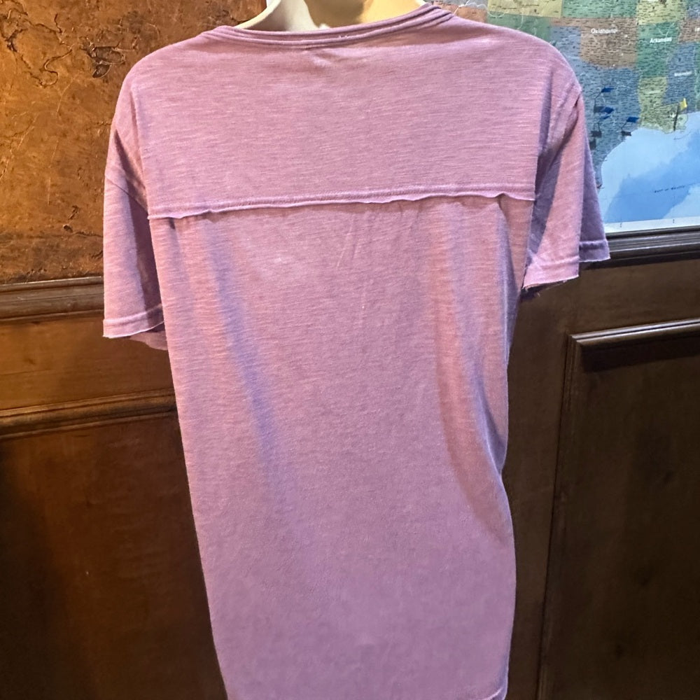 NWOT SIZE S POL Purple Short Sleeve Top