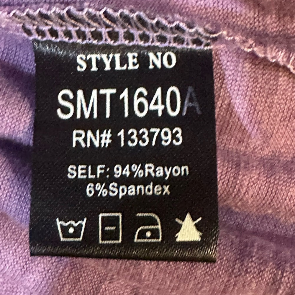 NWOT SIZE S POL Purple Short Sleeve Top