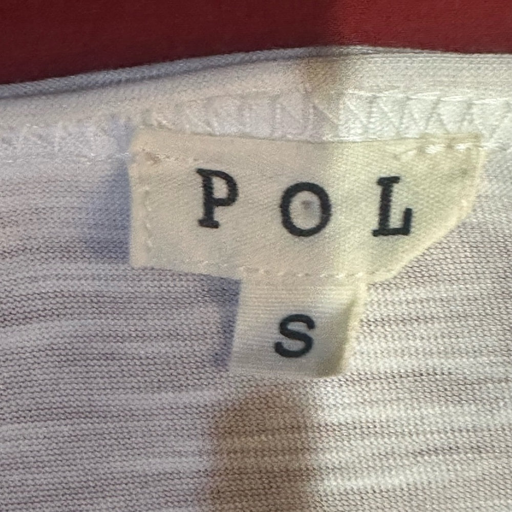 NWOT SIZE S POL Women's Soft Cream Short Sleeve Tee