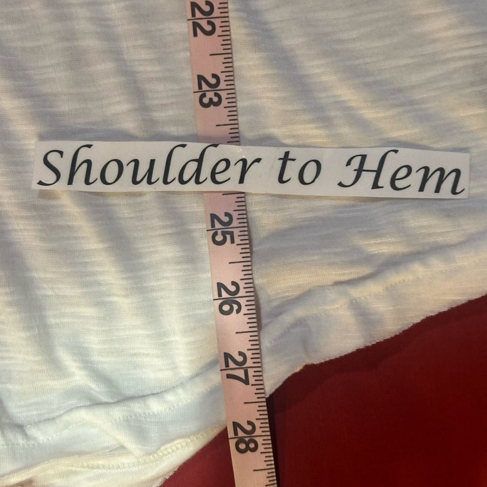 NWOT SIZE S POL Women's Soft Cream Short Sleeve Tee