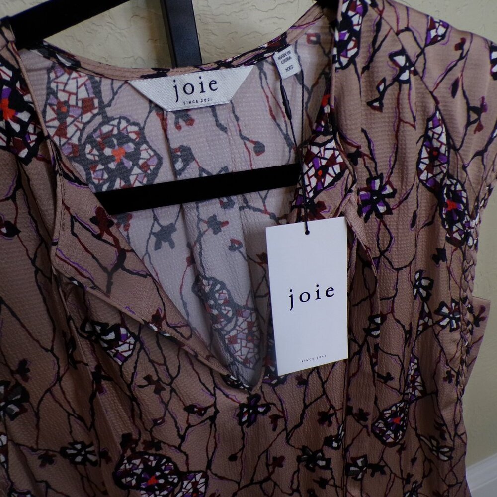 Joie Women's Floral Top - Pink and Black