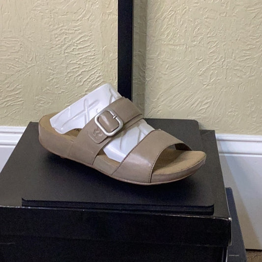 Romika Tan Sandals with Adjustable Straps and Contoured Footbed