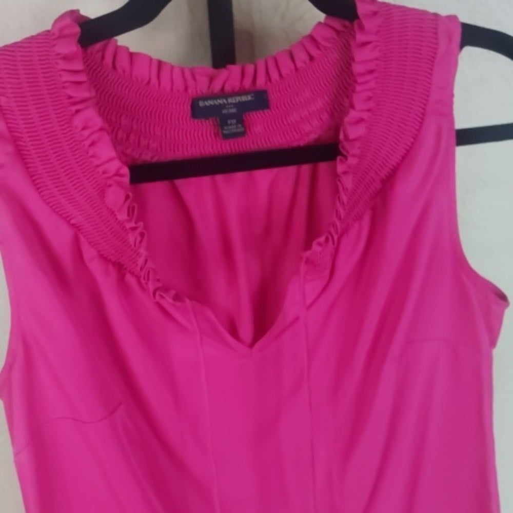 Banana Republic Pink Draped Blouse