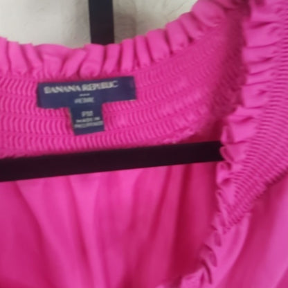 Banana Republic Pink Draped Blouse