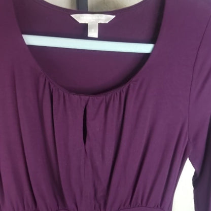 NWOT SIZE S Banana Republic Purple Long Sleeve Tee