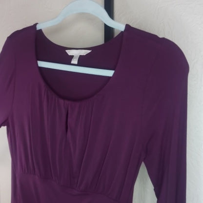 NWOT SIZE S Banana Republic Purple Long Sleeve Tee