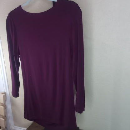 NWOT SIZE S Banana Republic Purple Long Sleeve Tee