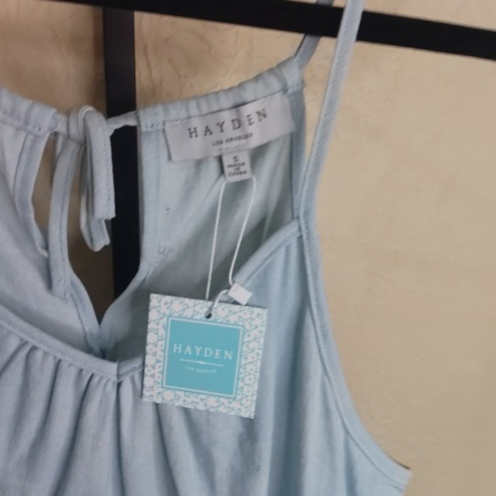 Hayden Light Blue Sleeveless Top