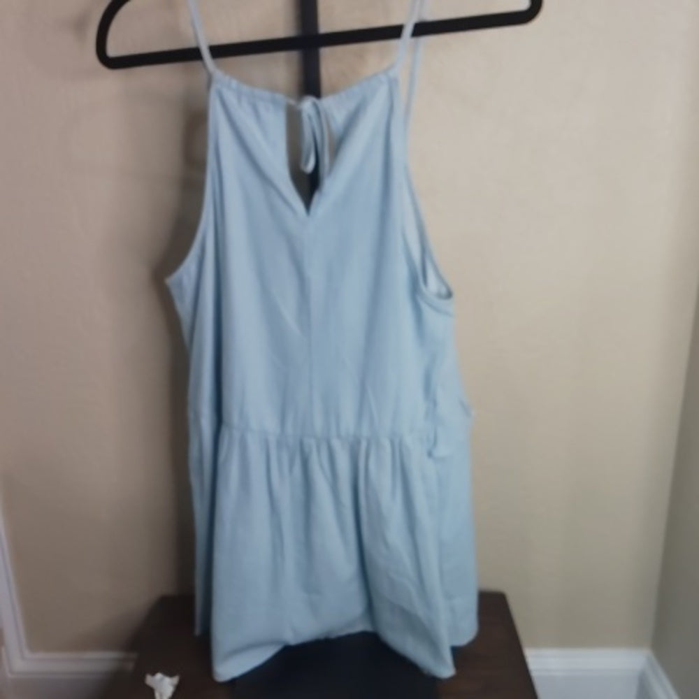 Hayden Light Blue Sleeveless Top