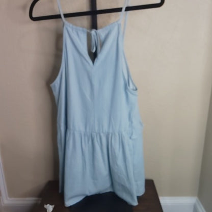 Hayden Light Blue Sleeveless Top