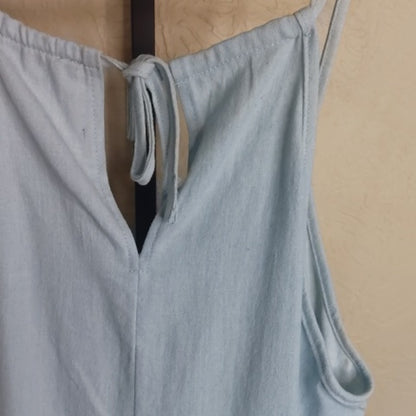 Hayden Light Blue Sleeveless Top