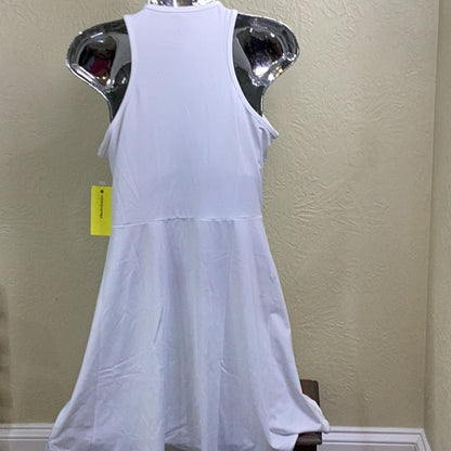 NWT SIZE LARGE EleVen by Venus Williams White and Blue Athletic Sheath Dress